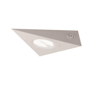 ΦΩΤΙΣΤΙΚΟ ΕΞΩΤΕΡΙΚΟ LED SLIM 143X143X123 2W 4200K ΛΕΥΚΟ PLUS