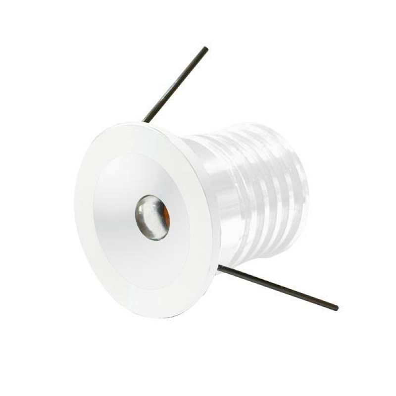 ΦΩΤΙΣΤΙΚΟ ΧΩΝΕΥΤΟ LED 1W 12V 6500Κ Φ30 ΛΕΥΚΟ PLUS