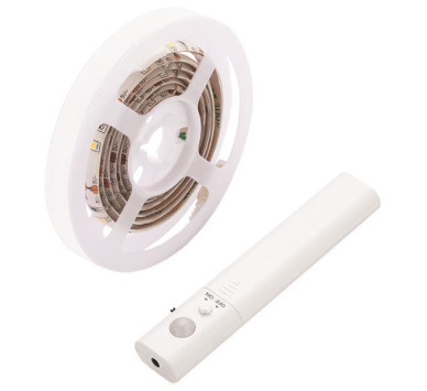 ΤΑΙΝΙΑ LED ΜΕ ΑΙΣΘΗΤΗΡΑ ΚΙΝΗΣΗΣ 1M 2,4W 6V 3000K IP65 PRO