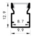 ΠΡΟΦΙΛ ΕΞΩΤΕΡΙΚΟ 2000*9,9*12.9 45° PLUS