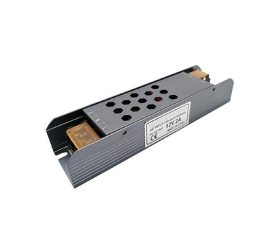 ΤΡΟΦΟΔΟΤΙΚΟ ΜΕΤΑΛΛΙΚΟ SLIM 12V DC 24W IP20 PRO