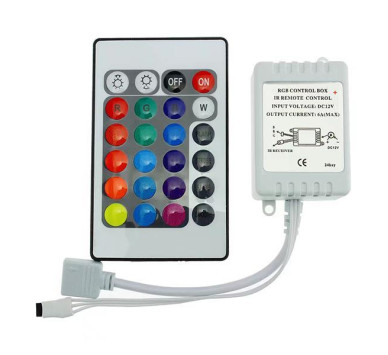 ΑΣΥΡΜΑΤΟ IR CONTROLLER RGB DC 5V/30W 12V/72W 24V/165W