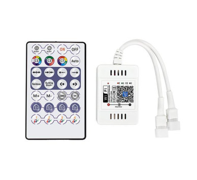 ΑΣΥΡΜΑΤΟ CONTROLLER RF Wifi & Bluetooth PIXEL DC5-24V, 2CH (Max. 2048 PIXEL)