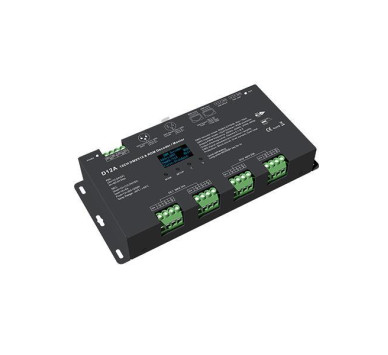DMX512/RDM DECODER 5A*12CH 12-24VDC MAX48A D12A
