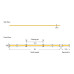 ΤΑΙΝΙΑ LED MINI COB 5M 10W 24V 3000K 320L/M IP44 PRO