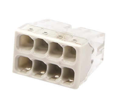 ΚΛΕΜΜΑ PCT-208 8 ΘΕΣΕΩΝ ΜΕ ΥΠΟΔΟΧΗ 0,50-2,5mm 24Α 400V