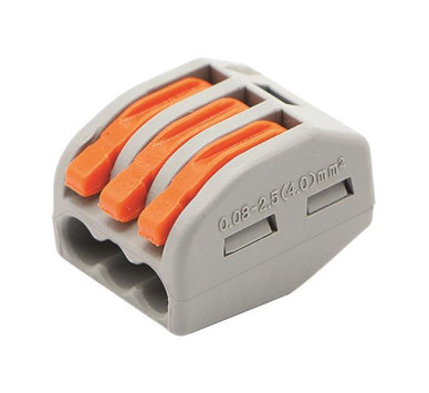 ΚΛΕΜΜΑ PCT-213 3 ΘΕΣΕΩΝ ΜΕ ΥΠΟΔΟΧΗ 0,80-2,5mm 32Α 400V