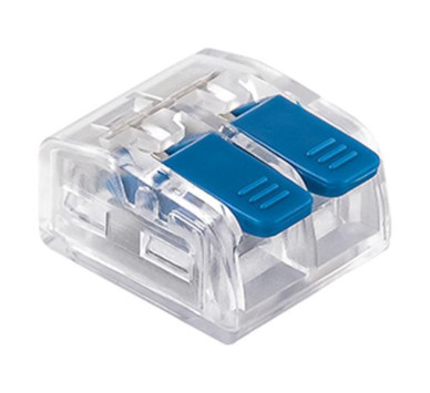 ΚΛΕΜΜΑ SL-412 2 ΘΕΣΕΩΝ ΜΕ ΥΠΟΔΟΧΗ 0,20-4mm 32Α 400V ΜΠΛΕ