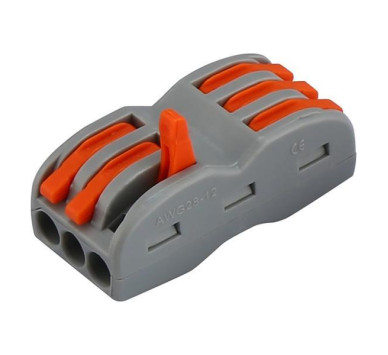 ΚΛΕΜΜΑ ΣΥΝΔΕΣΜΟΣ 3/3 ΘΕΣΕΩΝ 0,20-2,5mm 24Α 250V
