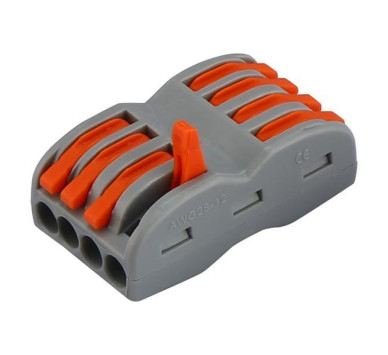 ΚΛΕΜΜΑ ΣΥΝΔΕΣΜΟΣ 4/4 ΘΕΣΕΩΝ 0,20-2,5mm 24Α 250V