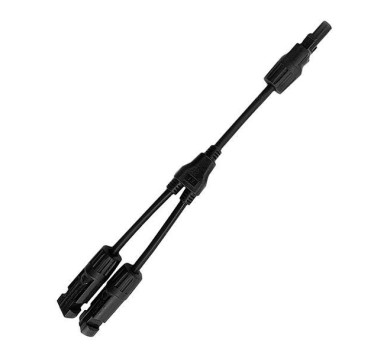 ΑΝΤΑΠΤΟΡ ΜΕ ΚΑΛΩΔΙΟ ΑΡΣΕΝΙΚΟ ΣΕ 2 ΘΗΛΥΚΑ SOLAR MC4 P68 2P 4-6mm