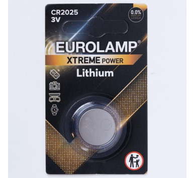 ΜΠΑΤΑΡΙΑ ΛΙΘΙΟΥ EXTREME CR2025 1τμχ 3V