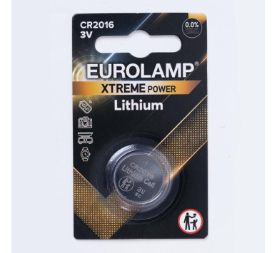 ΜΠΑΤΑΡΙΑ ΛΙΘΙΟΥ EXTREME CR2016 1τμχ 3V