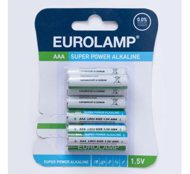 ΜΠΑΤΑΡΙΑ ΑΛΚΑΛΙΚΗ ΑΑΑ (LR03) 8τμχ 1,5V