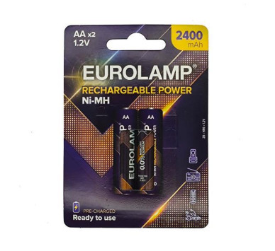 ΕΠΑΝΑΦΟΡΤΙΖΟΜΕΝΗ ΜΠΑΤΑΡΙΑ Ni-MH AA (HR6) 2400mAh 2τμχ 1.2V