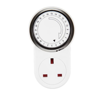 ΧΡΟΝΟΔΙΑΚΟΠΤΗΣ UK ΠΡΙΖΑΣ 24ΩPEΣ 13A 240V ΜΕ ΠΡΟΣΤΑΣΙΑ ΕΠΑΦΩΝ IP20