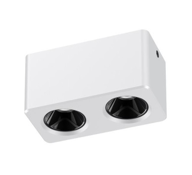 ΣΠΟΤ ΕΞΩΤΕΡΙΚΑ ΑΛΟΥΜΙΝΙΟΥ 2x7W 3CCT  75X150X79 ΛΕΥΚΟ