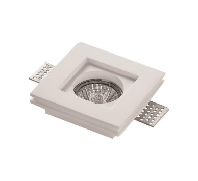 ΣΠΟΤ ΓΥΨΙΝΟ ΜΟΝΟ ΤΕΤΡΑΓΩΝΟ 1XGU10 100x100x30mm