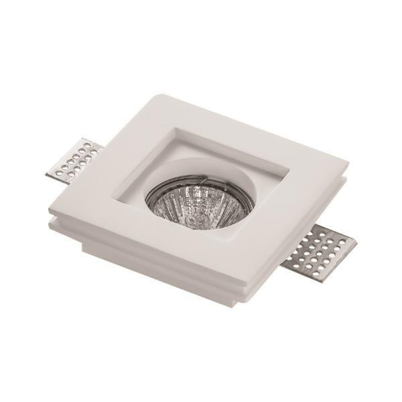 ΣΠΟΤ ΓΥΨΙΝΟ ΜΟΝΟ ΤΕΤΡΑΓΩΝΟ 1XGU10 100x100x30mm