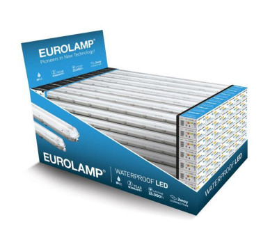 ΕΚΘΕΤΗΡΙΟ ΓΙΑ ΣΤΕΓΑΝA ΦΩΤΙΣΤΙΚΑ ΜΕ ΛΑΜΠΑ LED TUBE 1,20m 134Χ82Χ88