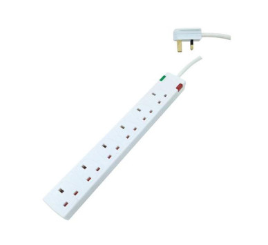 ΠΟΛΥΠΡΙΖΟ 4 ΘΕΣΕΩΝ UK ΜΕ ΚΑΛΩΔΙΟ 3m 3X1,25mm ΜΕ ΠΡΟΣΤΑΣΙΑ ΥΠΕΡΤΑΣΗΣ & ΠΡΟΣΤΑΣΙΑ ΕΠΑΦΩΝ