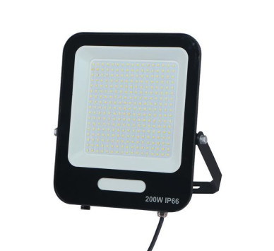 ΠΡΟΒΟΛΕΑΣ LED SMD 200W ΜΑΥΡΟΣ IP66 4000K PLUS