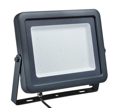 ΠΡΟΒΟΛΕΑΣ LED SMD 150W ΜΑΥΡΟΣ IP66 80-265V 6500K PLUS