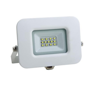 ΠΡΟΒΟΛΕΑΣ LED 10W SMD ΒΑΣΗ 360° ΛΕΥΚΟΣ IP65 6500K PLUS