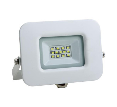 ΠΡΟΒΟΛΕΑΣ LED 10W SMD ΒΑΣΗ 360° ΛΕΥΚΟΣ IP65 4000K PLUS