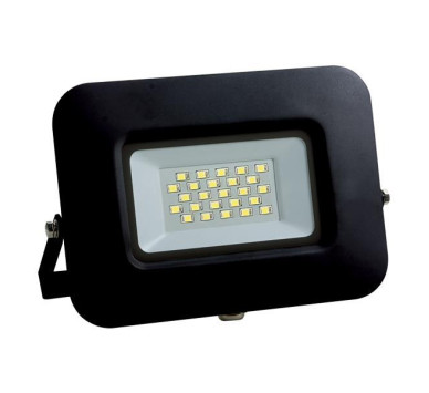 ΠΡΟΒΟΛΕΑΣ LED 20W SMD ΒΑΣΗ 360° ΜΑΥΡΟΣ IP65 3000K PLUS