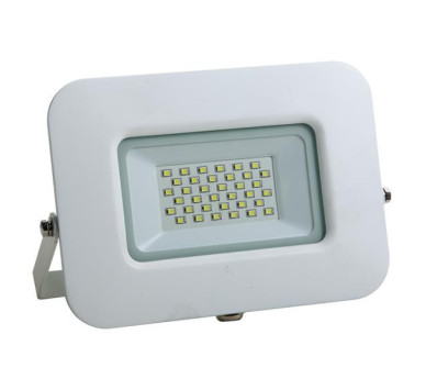 ΠΡΟΒΟΛΕΑΣ LED 30W SMD ΒΑΣΗ 360° ΛΕΥΚΟΣ IP65 3000K PLUS