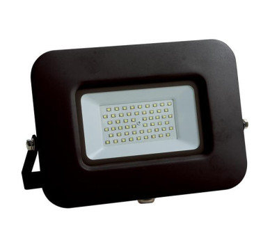 ΠΡΟΒΟΛΕΑΣ LED 50W SMD ΒΑΣΗ 360° ΜΑΥΡΟΣ IP65 6500K PLUS