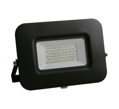 ΠΡΟΒΟΛΕΑΣ LED 50W SMD ΒΑΣΗ 360° ΜΑΥΡΟΣ IP65 3000K PLUS