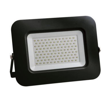 ΠΡΟΒΟΛΕΑΣ LED 100W SMD ΒΑΣΗ 360° ΜΑΥΡΟΣ IP65 4000K PLUS