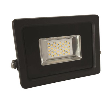 ΠΡΟΒΟΛΕΑΣ LED 20W SMD 12V/24V DC 4000K IP65 ΜΑΥΡΟΣ PLUS