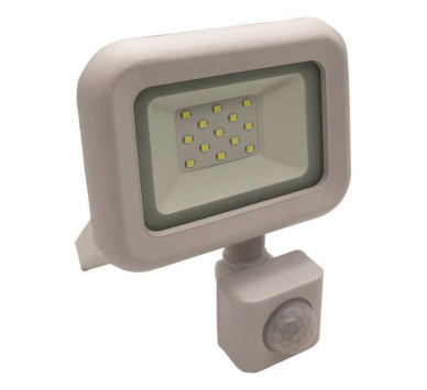 ΠΡΟΒΟΛΕΑΣ LED 10W SMD ΜΕ ΠΕΡΙΣΤΡΕΦΟΜΕΝΟ ΑΝΙΧΝΕΥΤΗ ΚΙΝΗΣΗΣ ΛΕΥΚΟΣ IP44 6500K PLUS