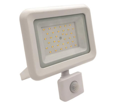 ΠΡΟΒΟΛΕΑΣ LED 30W SMD ΜΕ ΠΕΡΙΣΤΡΕΦΟΜΕΝΟ ΑΝΙΧΝΕΥΤΗ ΚΙΝΗΣΗΣ ΛΕΥΚΟΣ IP44 6500K PLUS