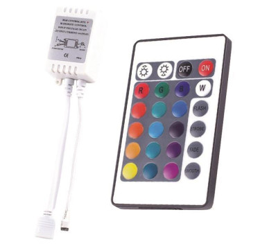 ΑΣΥΡΜΑΤΟ IR CONTROLLER RGB DC 5V/30W 12V/72W 24V/144W