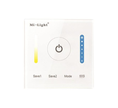 DIMMER ΧΩΝΕΥΤΟ ΓΙΑ ΤΑΙΝΙΑ LED CCT 15A 2 ΚΑΝΑΛΙΑ DC12V/180W 24V/360W