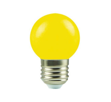 ΛΑΜΠΑ LED ΣΦΑΙΡΙΚΗ 1,8W E27 ΚΙΤΡΙΝΗ 175-265V