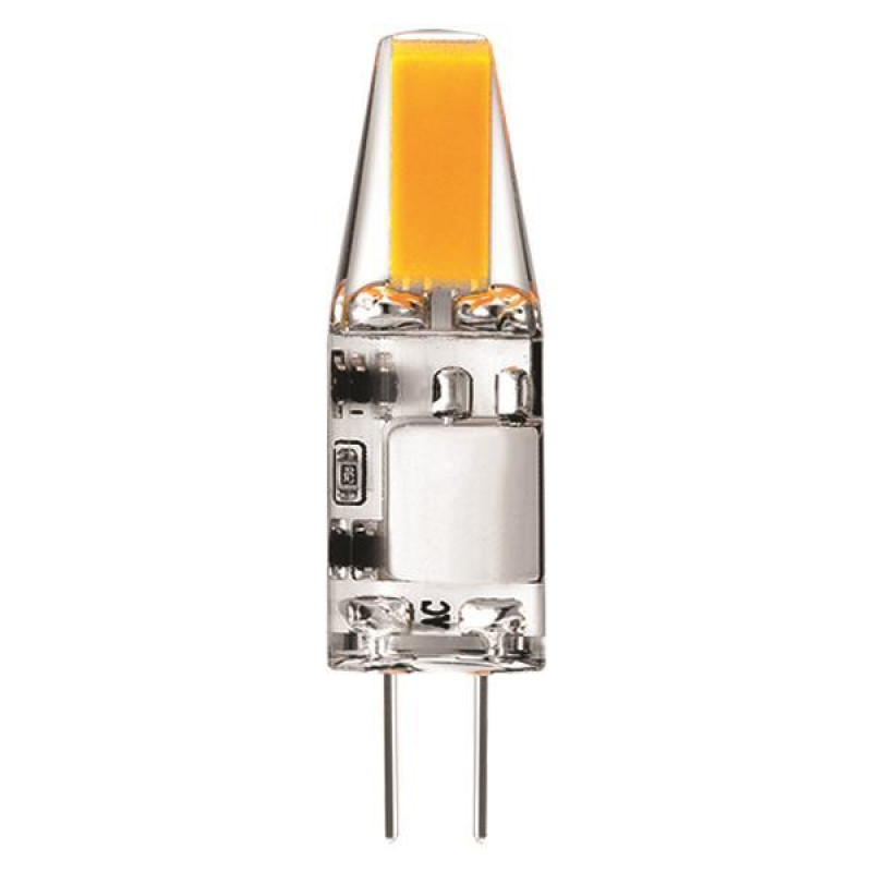 ΛΑΜΠΑ LED COB 2W 220lm G4 2700K ΣΙΛΙΚΟΝΗΣ 12V AC/DC