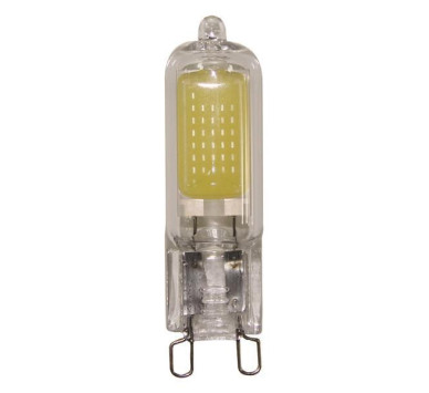 ΛΑΜΠΑ LED COG 2W 250lm G9 3000K 220-240V ΓΥΑΛΙΝΗ
