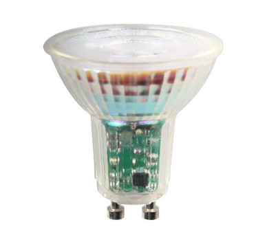 ΛΑΜΠΑ LED GU10 5.5W 550lm 2700K 38° 175-250V DIMMABLE ΓΥΑΛΙ