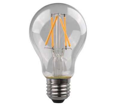 ΛΑΜΠΑ LED ΚΟΙΝΗ CROSSED FILAMENT 4.2W 480lm E27 3000K 220-240V CLEAR