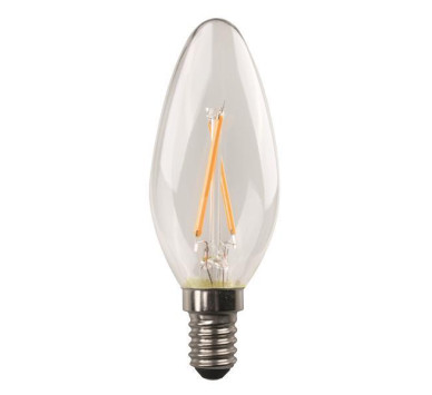 ΛΑΜΠΑ LED ΚΕΡΙ CROSSED FILAMENT 2.2W 250lm E14 3000K 220-240V
