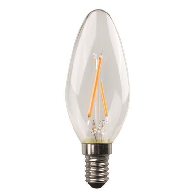 ΛΑΜΠΑ LED ΚΕΡΙ CROSSED FILAMENT 2.2W 250lm E14 3000K 220-240V