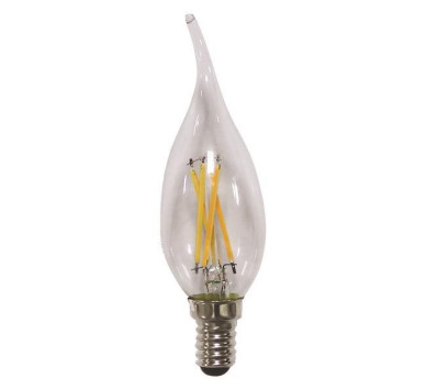 ΛΑΜΠΑ LED ΚΕΡΙ ΜΥΤΗ CROSSED FILAMENT 4.2W 806lm E14 2700K 220-240V DIMMABLE