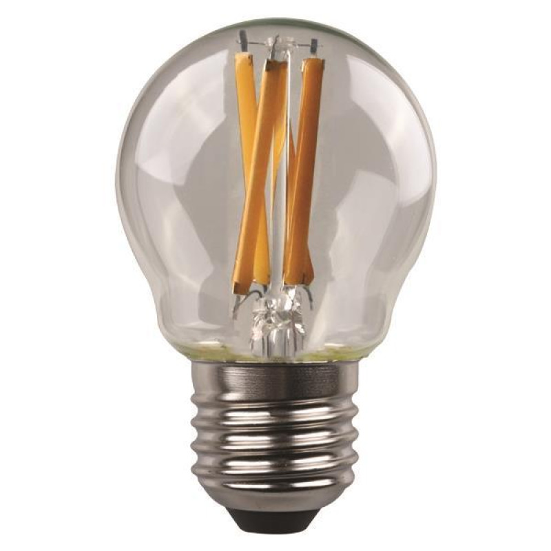 ΛΑΜΠΑ LED ΣΦΑΙΡΙΚΗ CROSSED FILAMENT 6.5W 806lm E27 4000K 220-240V CLEAR