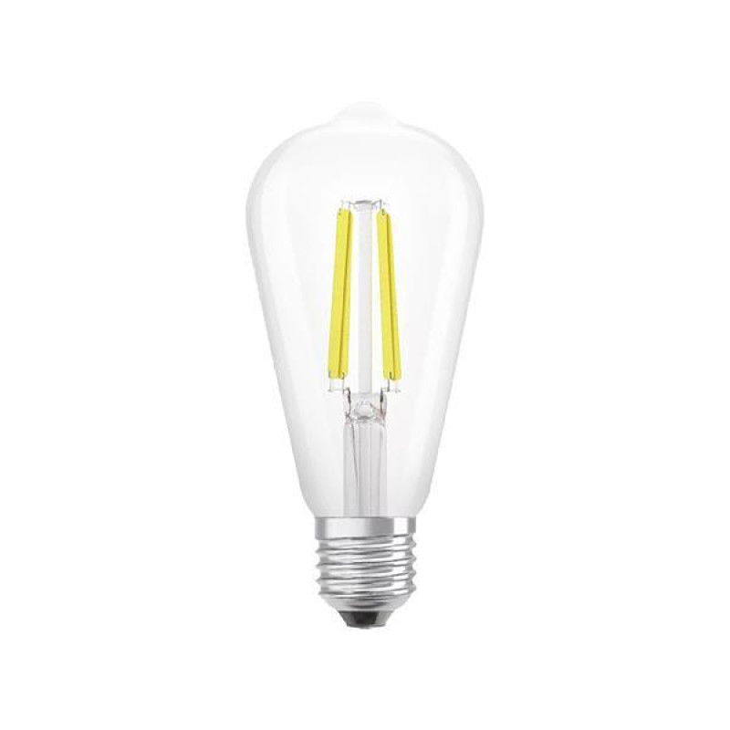 ΛΑΜΠΑ ST64 FILAMENT 4W 840lm E27 3000K 220-240V CLEAR