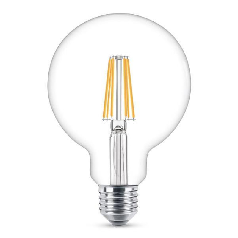 ΛΑΜΠΑ G95 FILAMENT 7,2W 1521LM Ε27 4000K 220-240V CLEAR